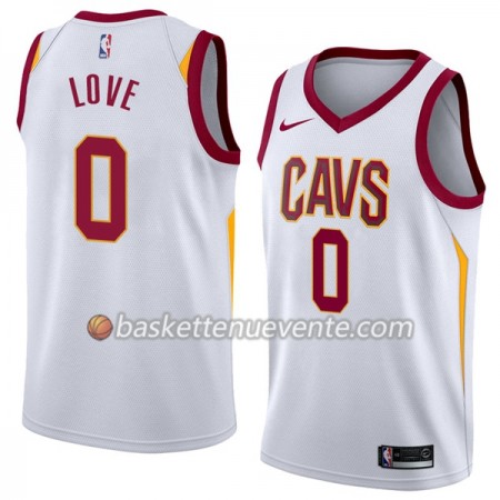 Maillot Basket Cleveland Cavaliers Kevin Love 0 Nike 2017-18 Blanc Swingman - Homme
